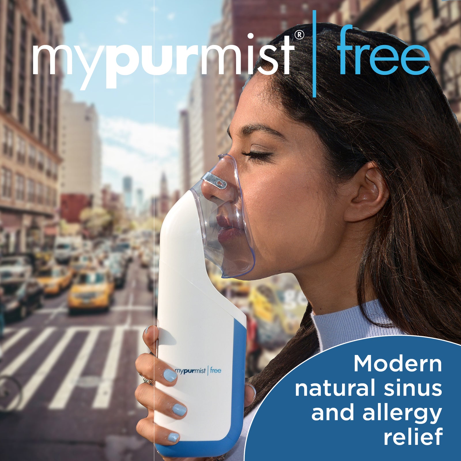 Mypurmist Free® cordless ultrapure steam inhaler® / humidifier / vaporizer