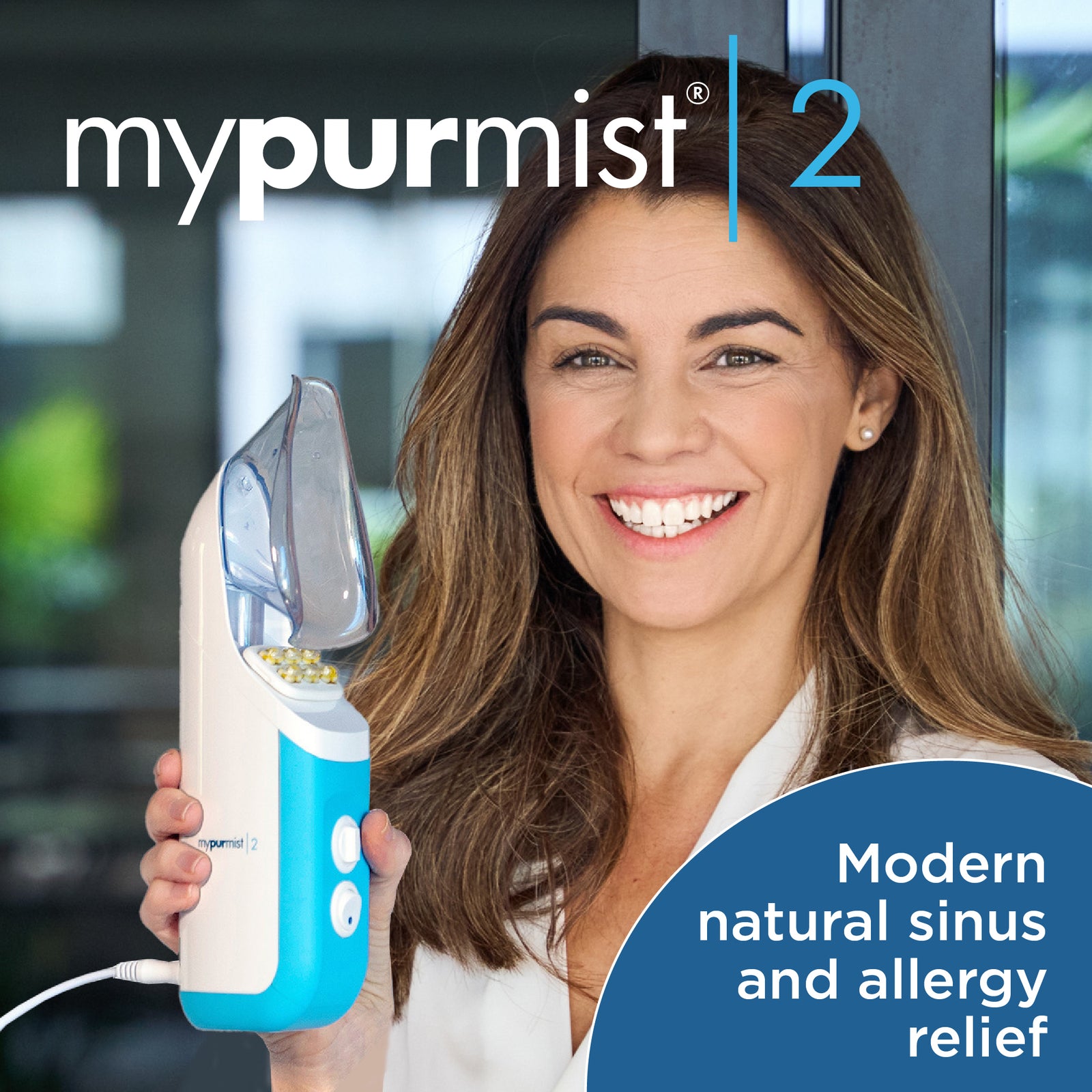 Mypurmist® 2 Ultrapure Handheld Steam Inhaler® / Humidifier / Vaporizer